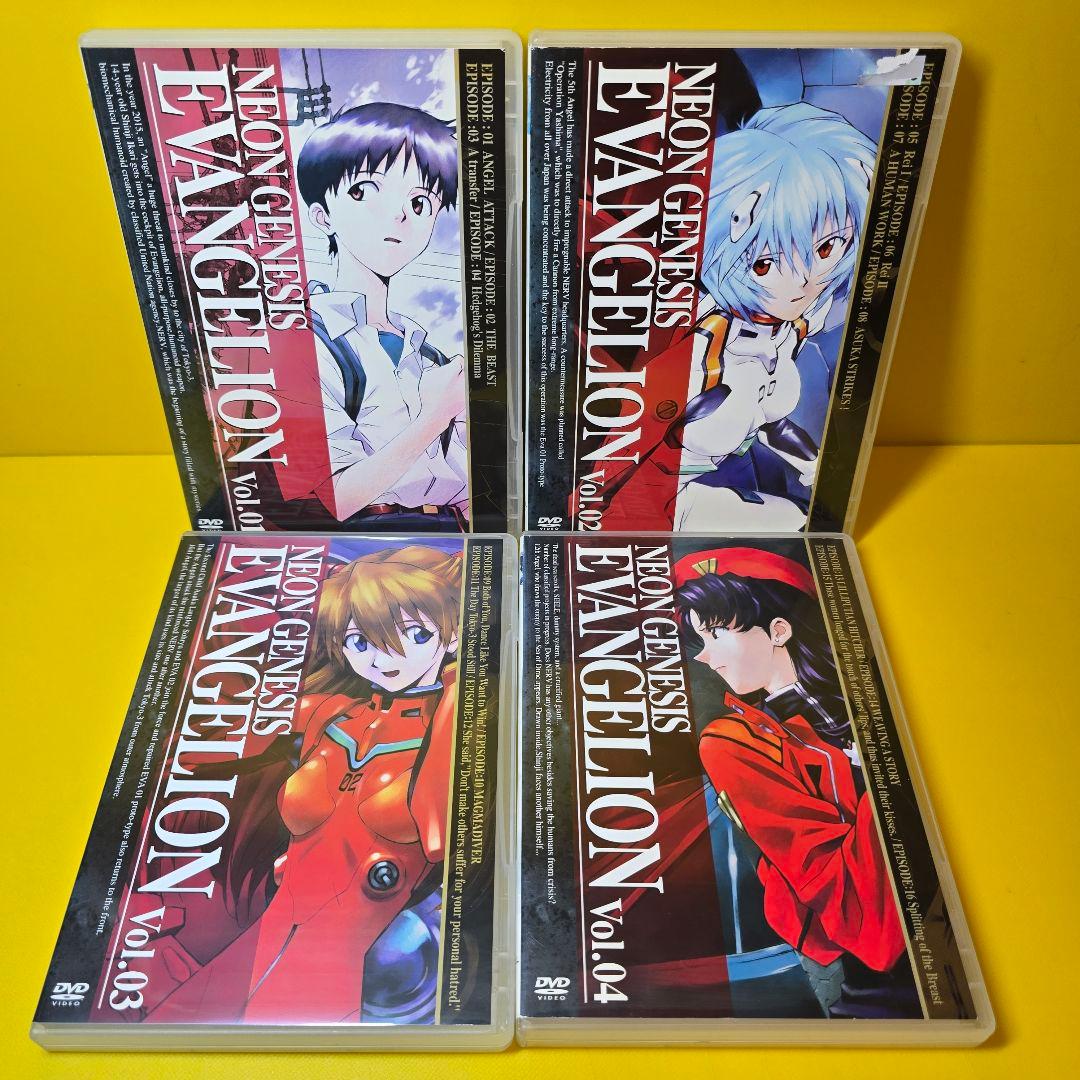 新品ケース交換済み「新世紀エヴァンゲリオン」コンプリート全15巻セット【DVD】