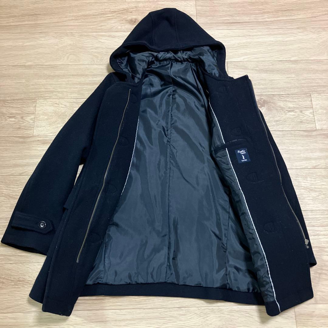 イーストボーイ　Venus ウール混ダッフルコート　ネイビー　11号