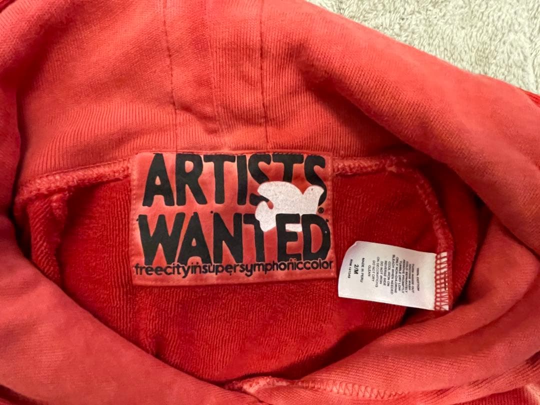FREE CITY ARTISTS WANTED パーカー Mサイズ 聖林公司