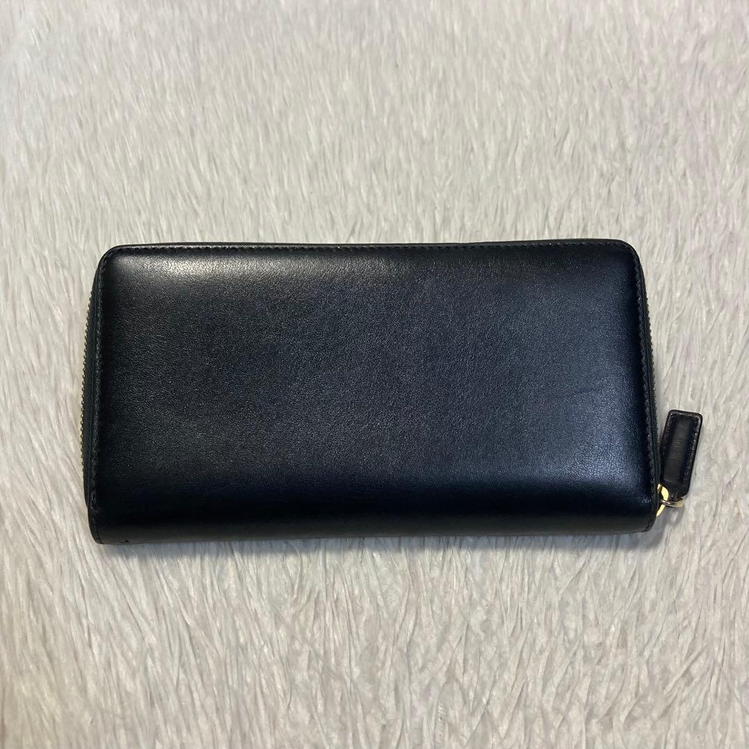 週末ラストセール　美品　GUCCI ロングウォレット　ラウンドファスナー　黒