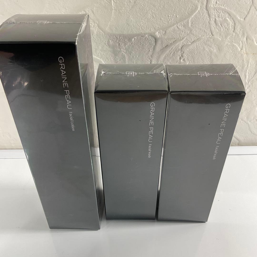 グレーヌ・ポー　フェイシャル　化粧水と洗顔料