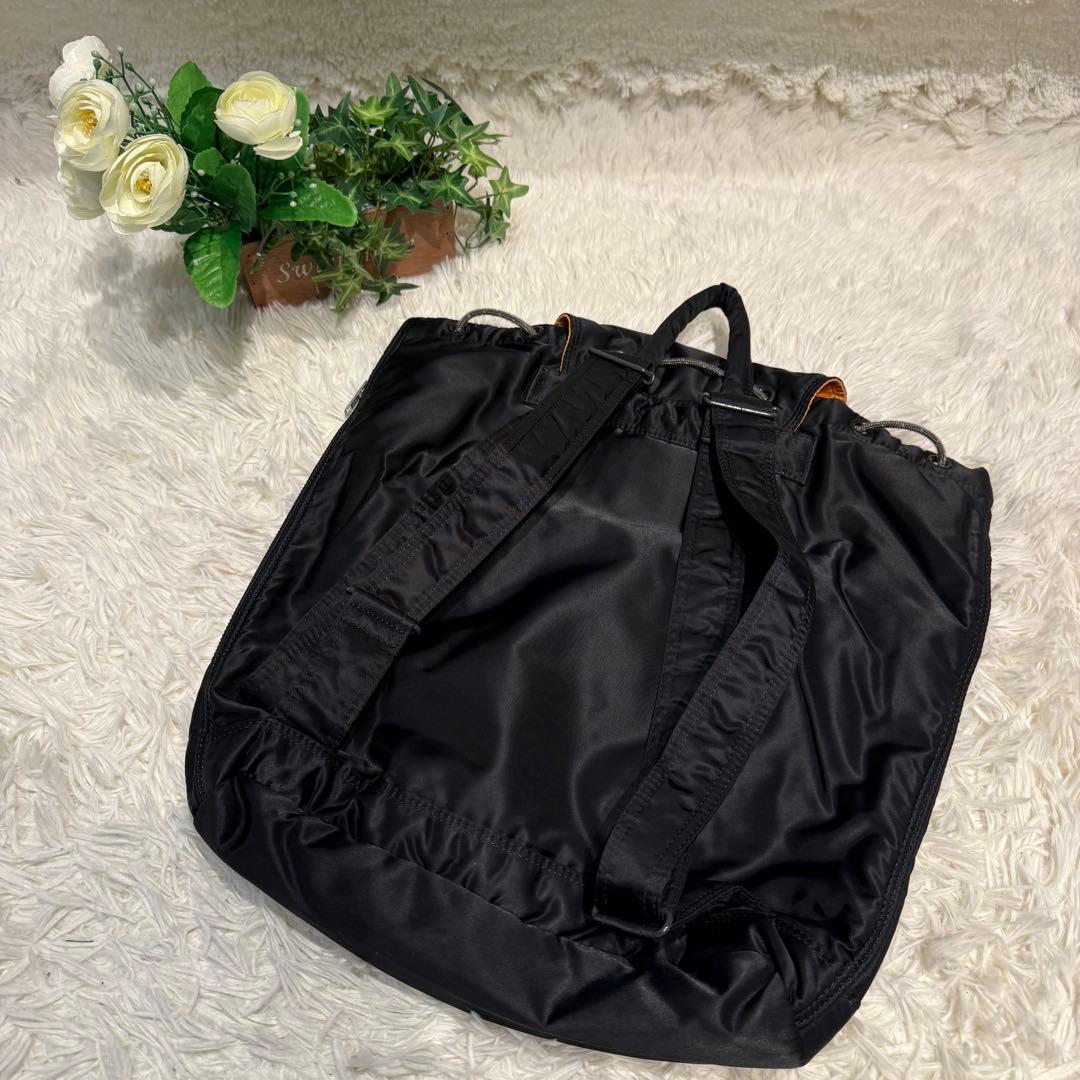 最安値【美品】希少 レア PORTER TANKER リュック ブラック