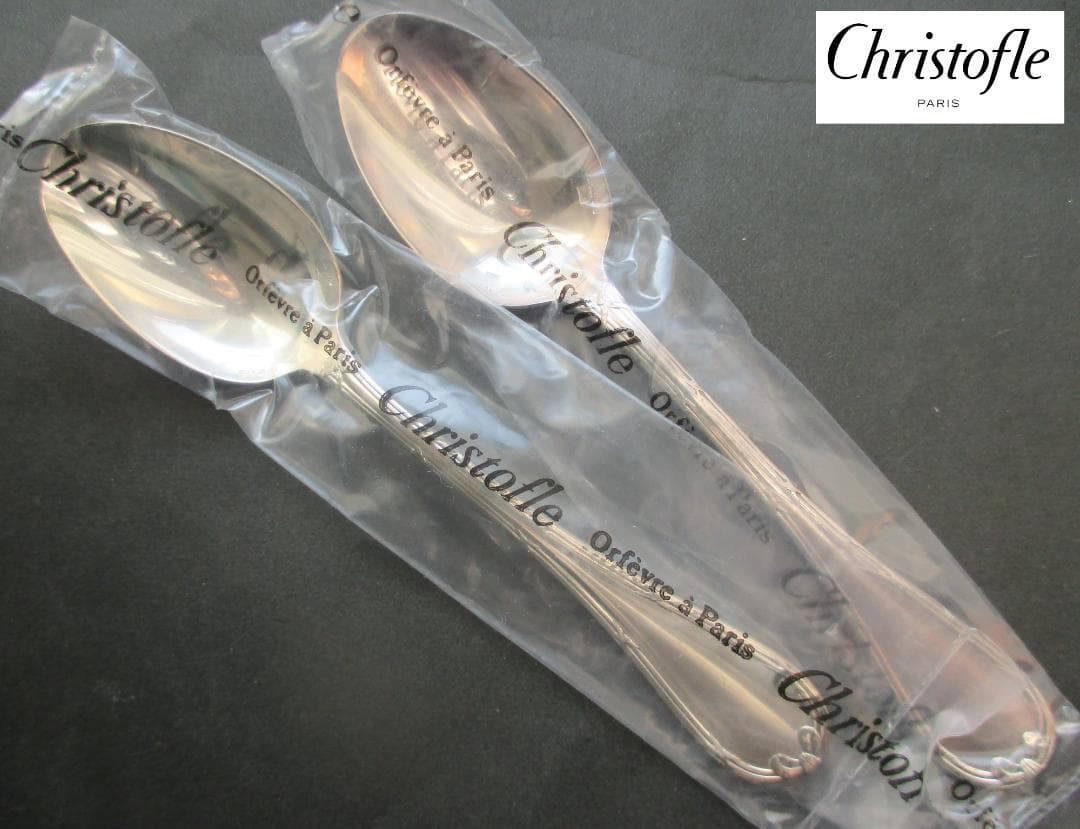 プルページ☆級銀器クリストフルシルバー銀P　カトラリー6本　リュバン