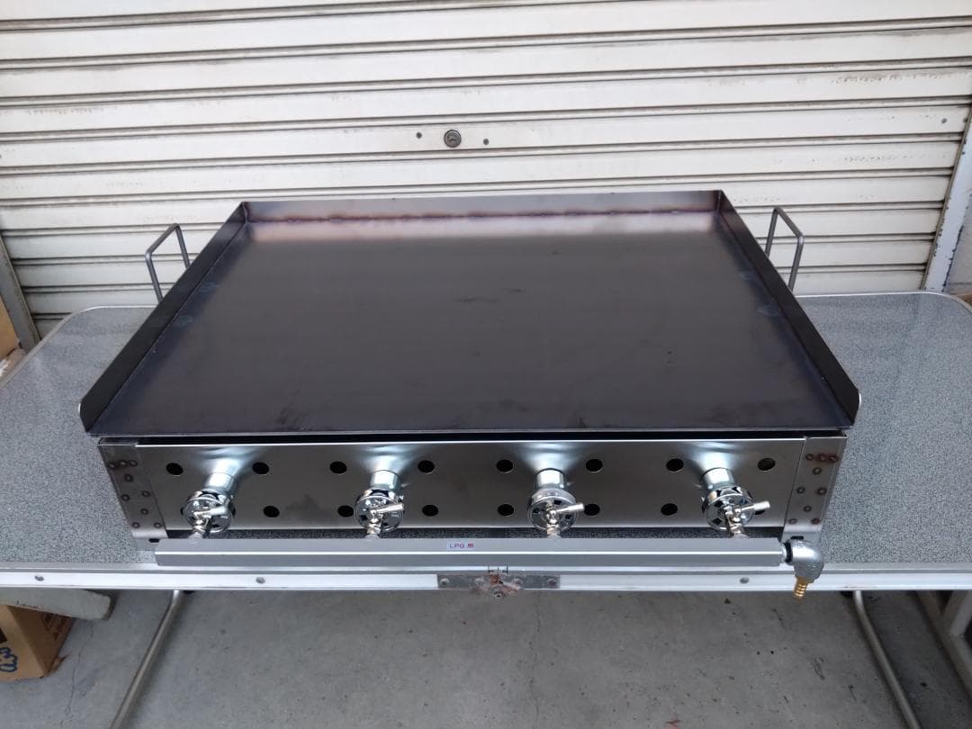 新品 極厚９ミリ鉄板 海の家 ７５✕５５ 鉄板焼 コンロ 送料無料 お好み焼き