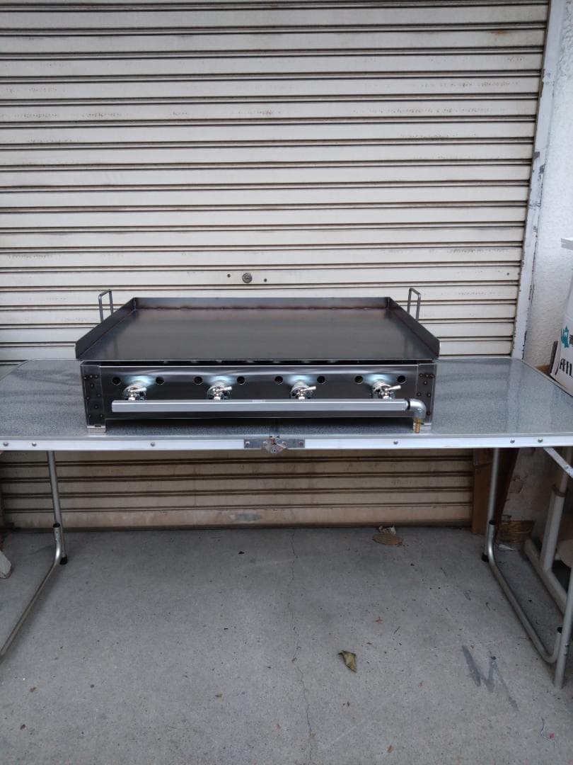 新品 極厚９ミリ鉄板 海の家 ７５✕５５ 鉄板焼 コンロ 送料無料 お好み焼き