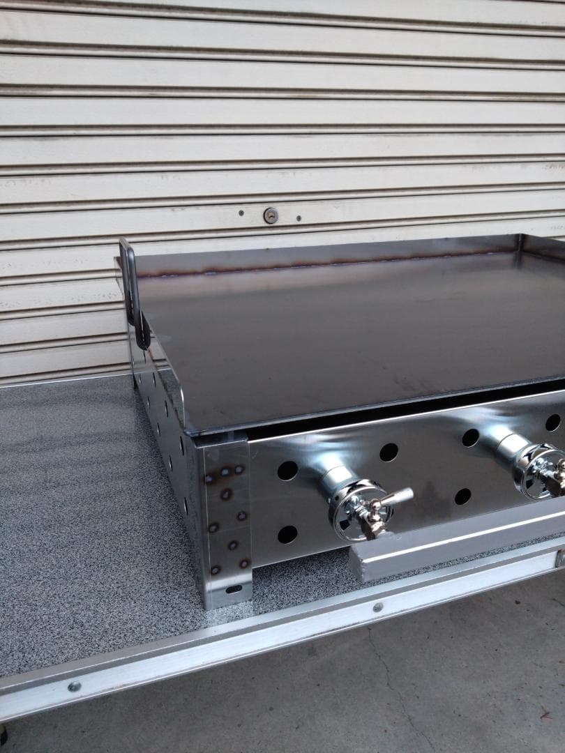 新品 極厚９ミリ鉄板 海の家 ７５✕５５ 鉄板焼 コンロ 送料無料 お好み焼き