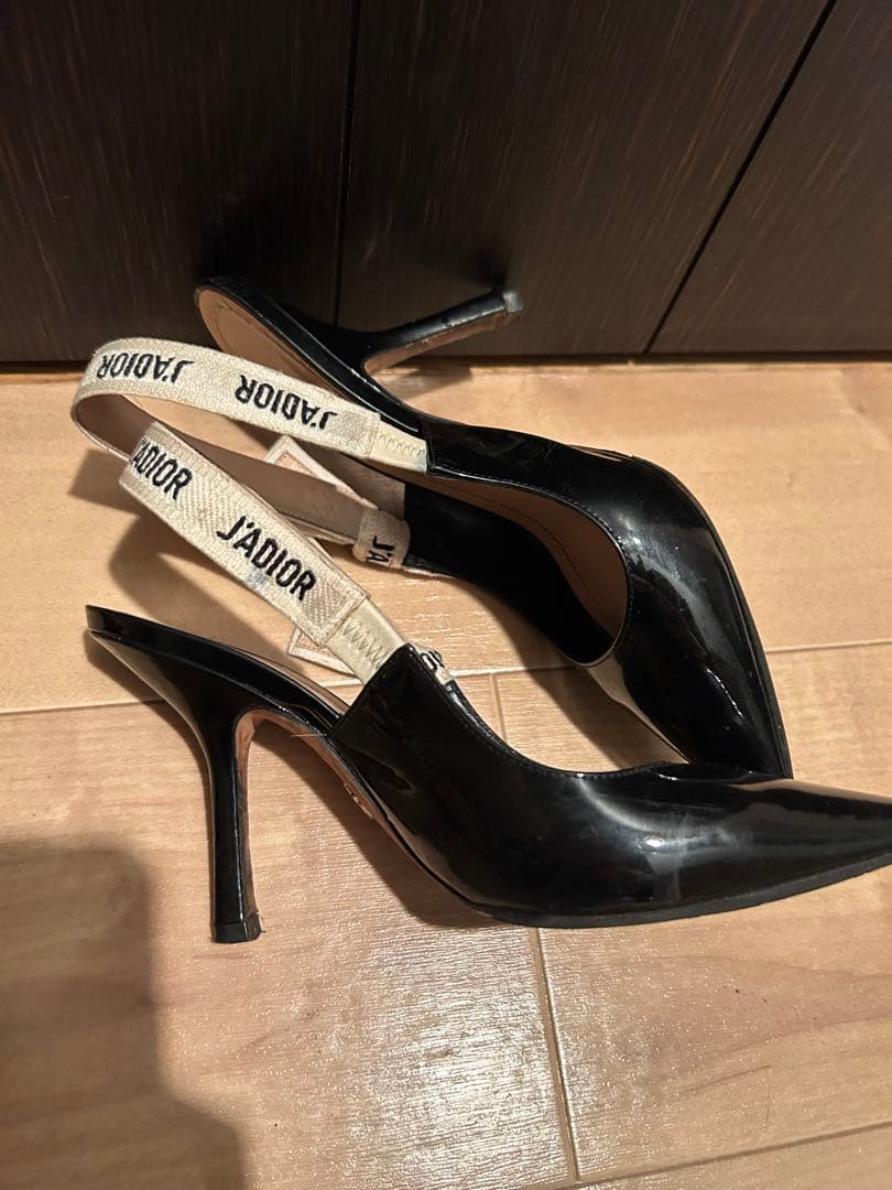 ディオール　ブラック ハイヒール スリングバック