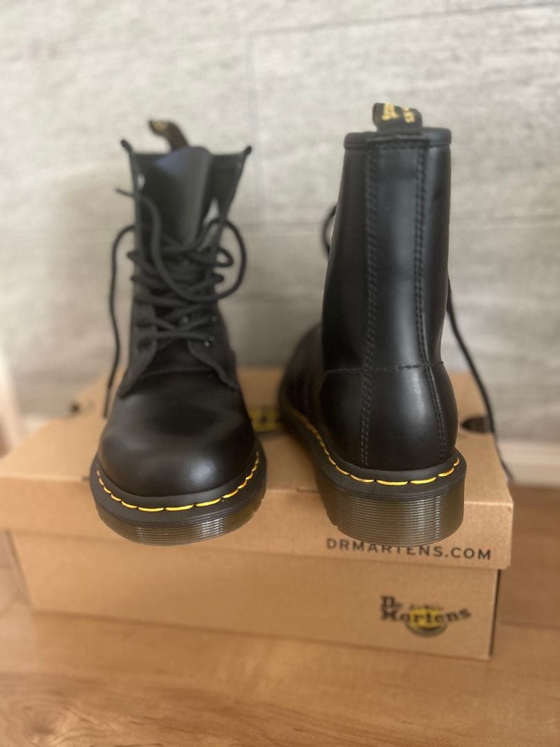 Dr. Martens ブラック レースアップ　ハイカットブーツ