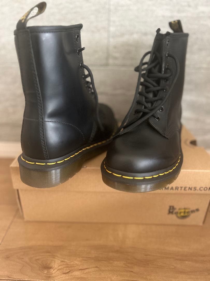 Dr. Martens ブラック レースアップ　ハイカットブーツ
