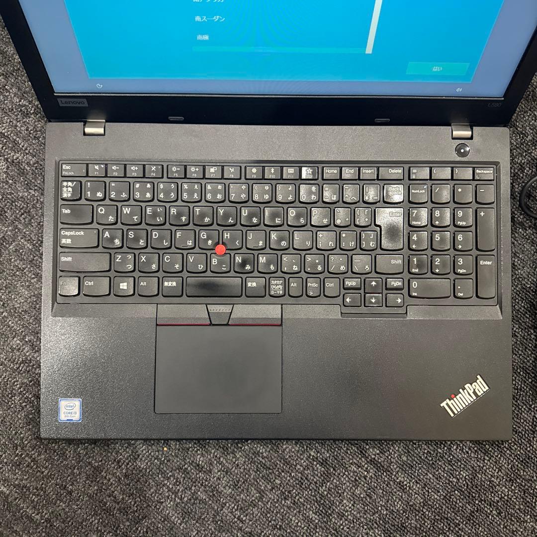 Windowsノート本体 ThinkPad L580 Windows 10 Intel i3