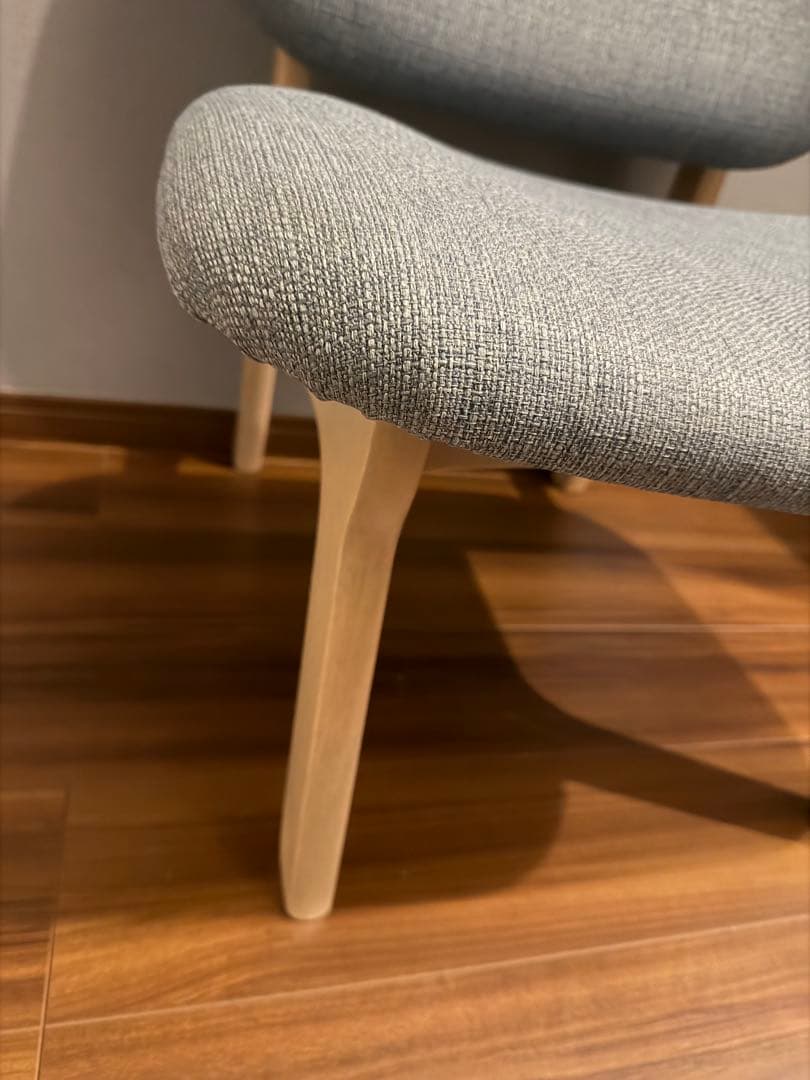 ニトリ 1人用チェア（リラックスワイドN シールド布 GY/TBL）