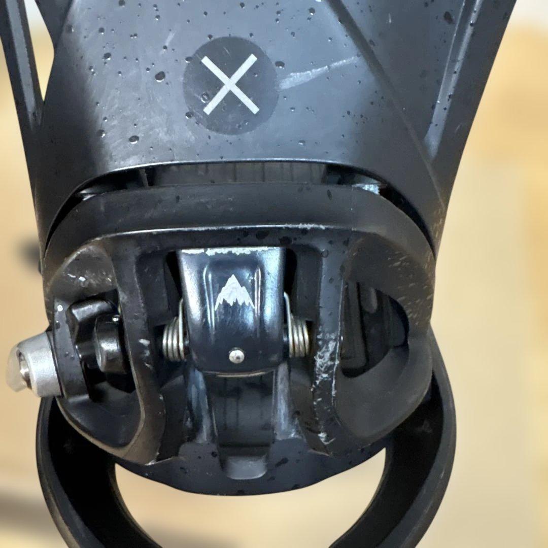 ブラックスノーボードビンディング メンズ・ミディアム