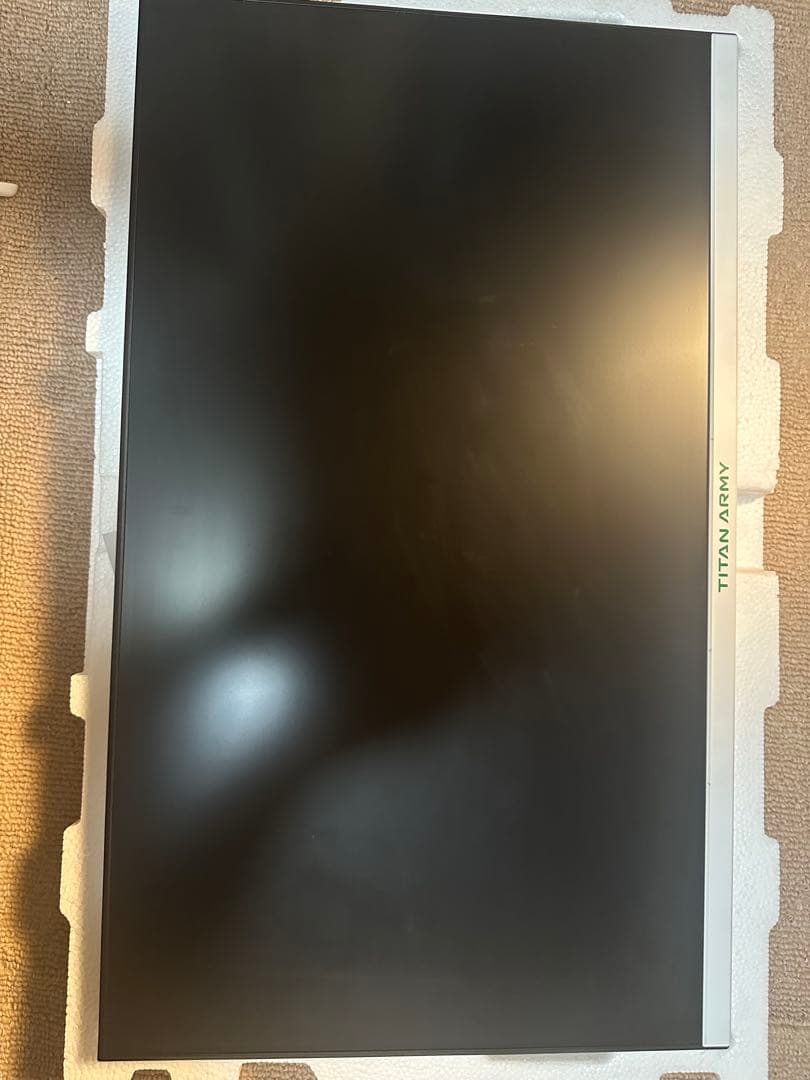 Titan Army 27G2R 27インチ ホワイト モニター（HDMIなし）