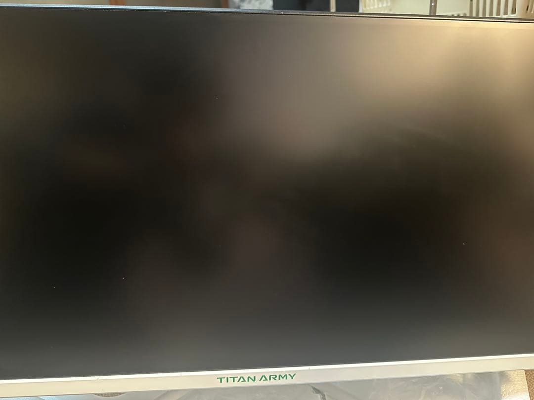 Titan Army 27G2R 27インチ ホワイト モニター（HDMIなし）