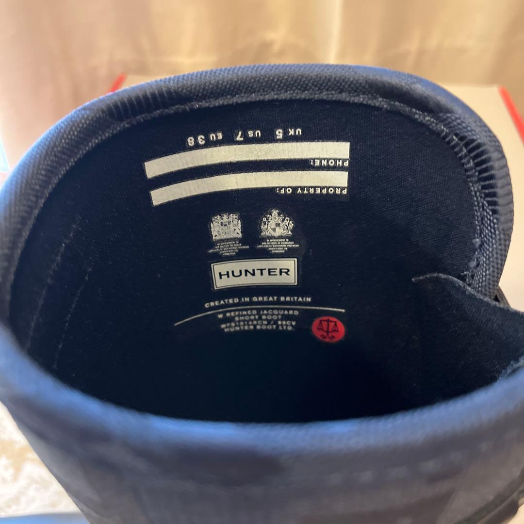 HUNTER リファインドジャガードショートブーツUK 6 / EU 39