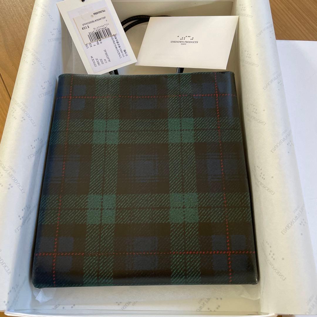 UNKNOWN PRODUCTS 伊勢丹　ブラックウォッチ柄ペーパーバッグ特小