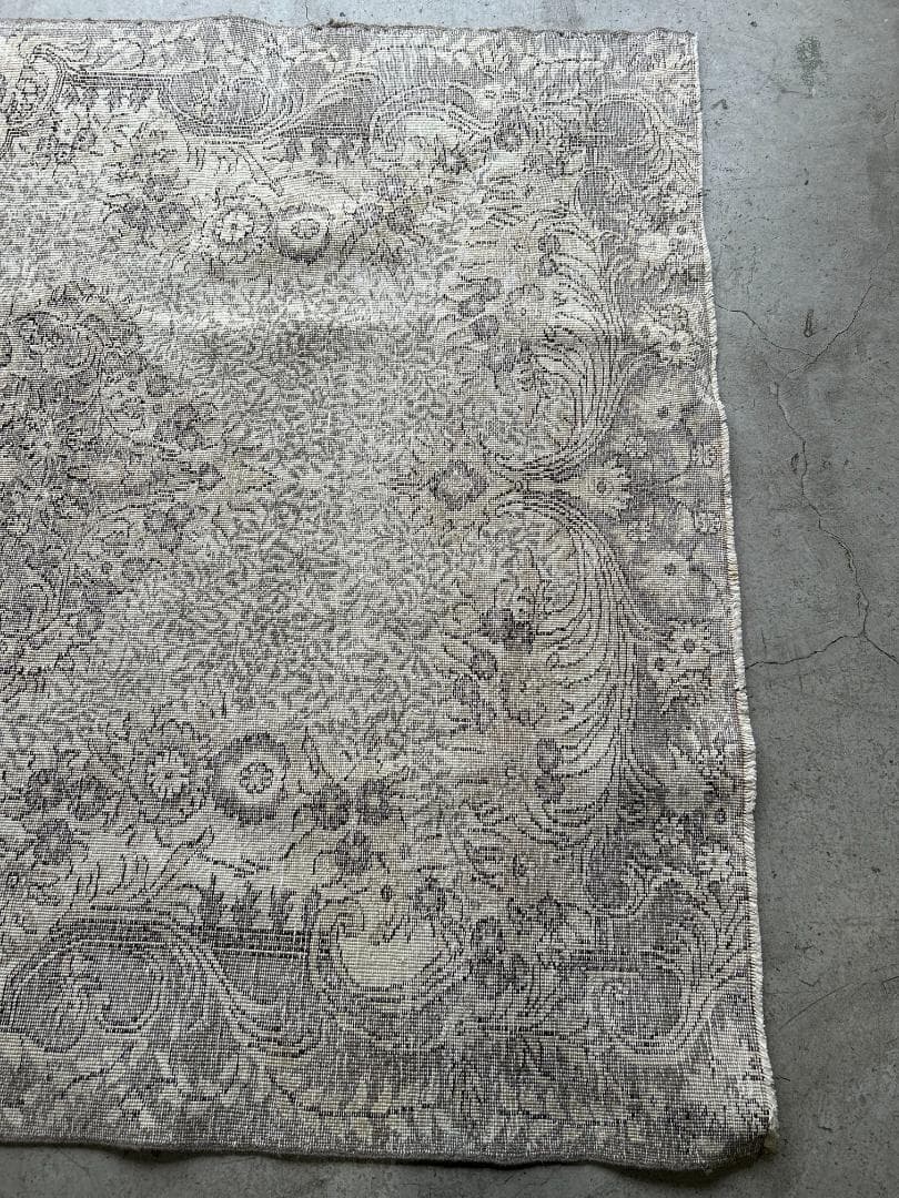 【Vintage rug】オーバーダイ｜194 x 279 cm｜トルコラグ