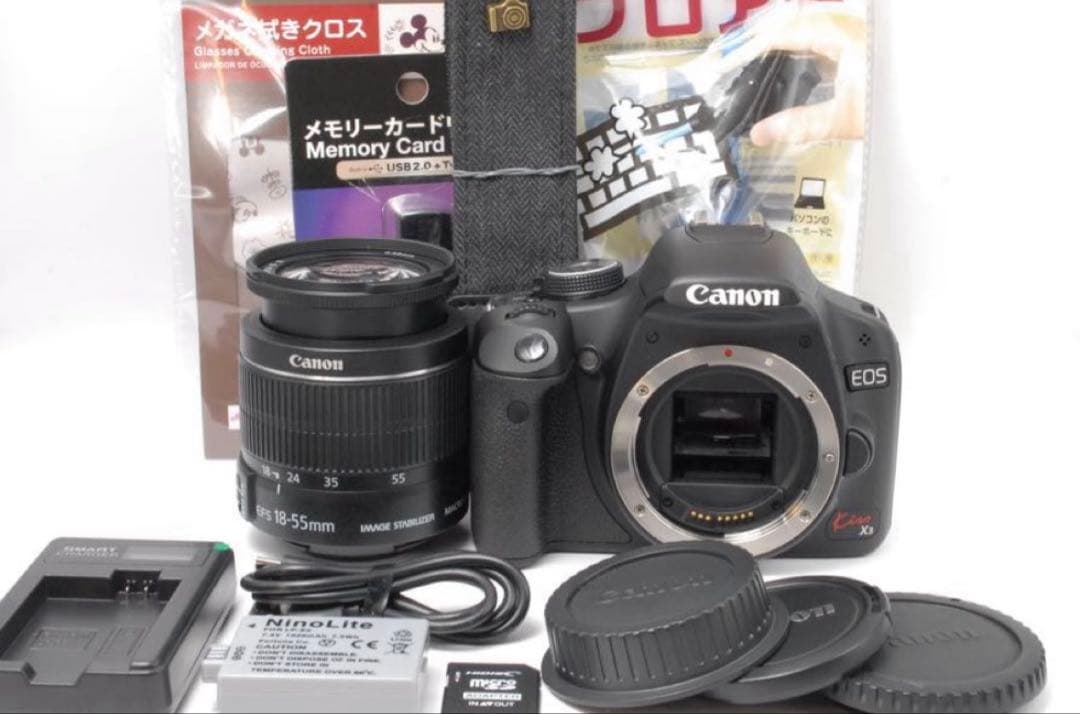 ✨すぐに使える✨Canon kiss X3 軽量 一眼レフ シンプルな操作性