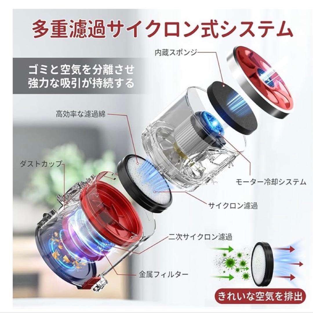 新品未使用　PRETTYCARE W100 コードレス掃除機