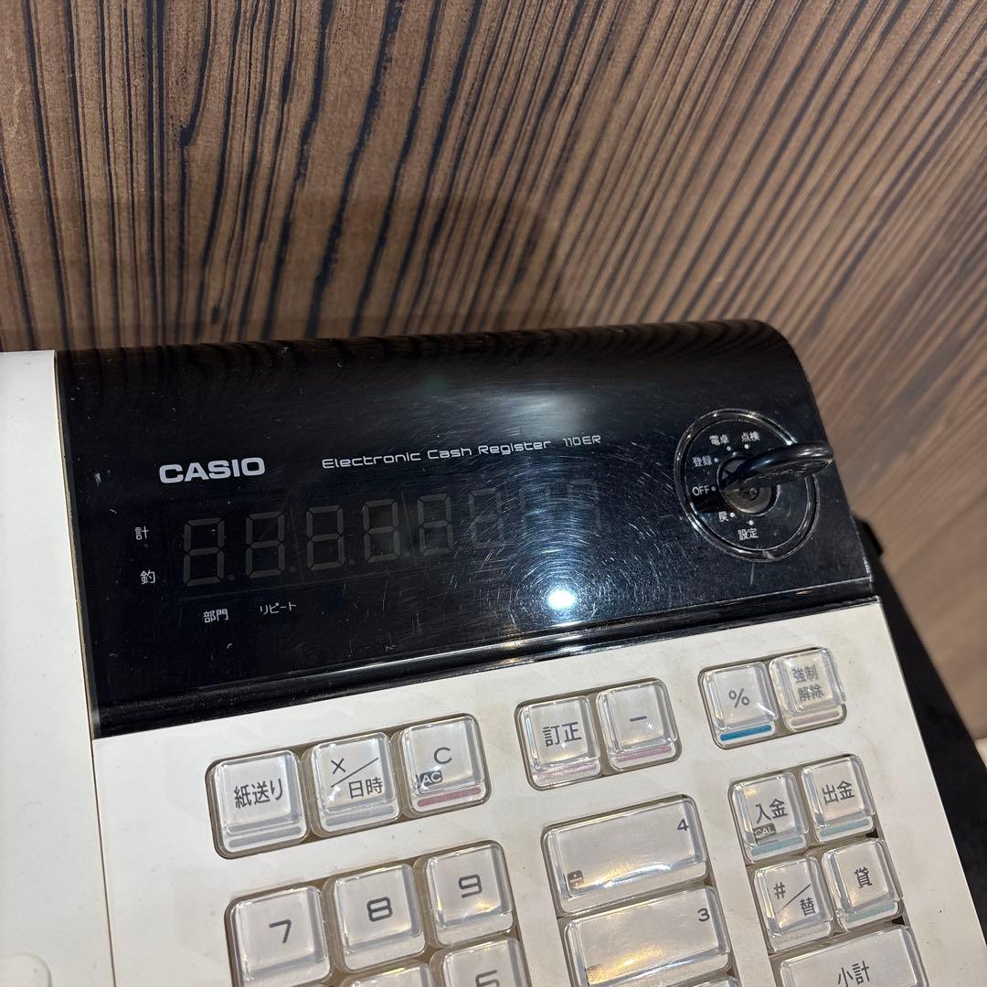 カシオ　電子レジスター　110ER