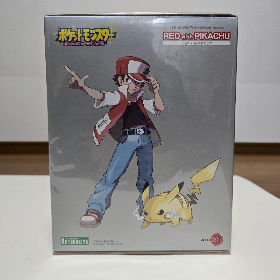ポケモン レッド with ピカチュウ ARTFXJ 1/8フィギュア