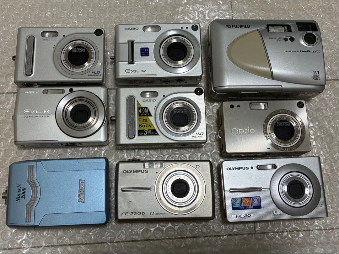 ⭐️まとめ売り⭐️ デジタルカメラ 9台 ジャンク品 CASIO OLYMPUSなど