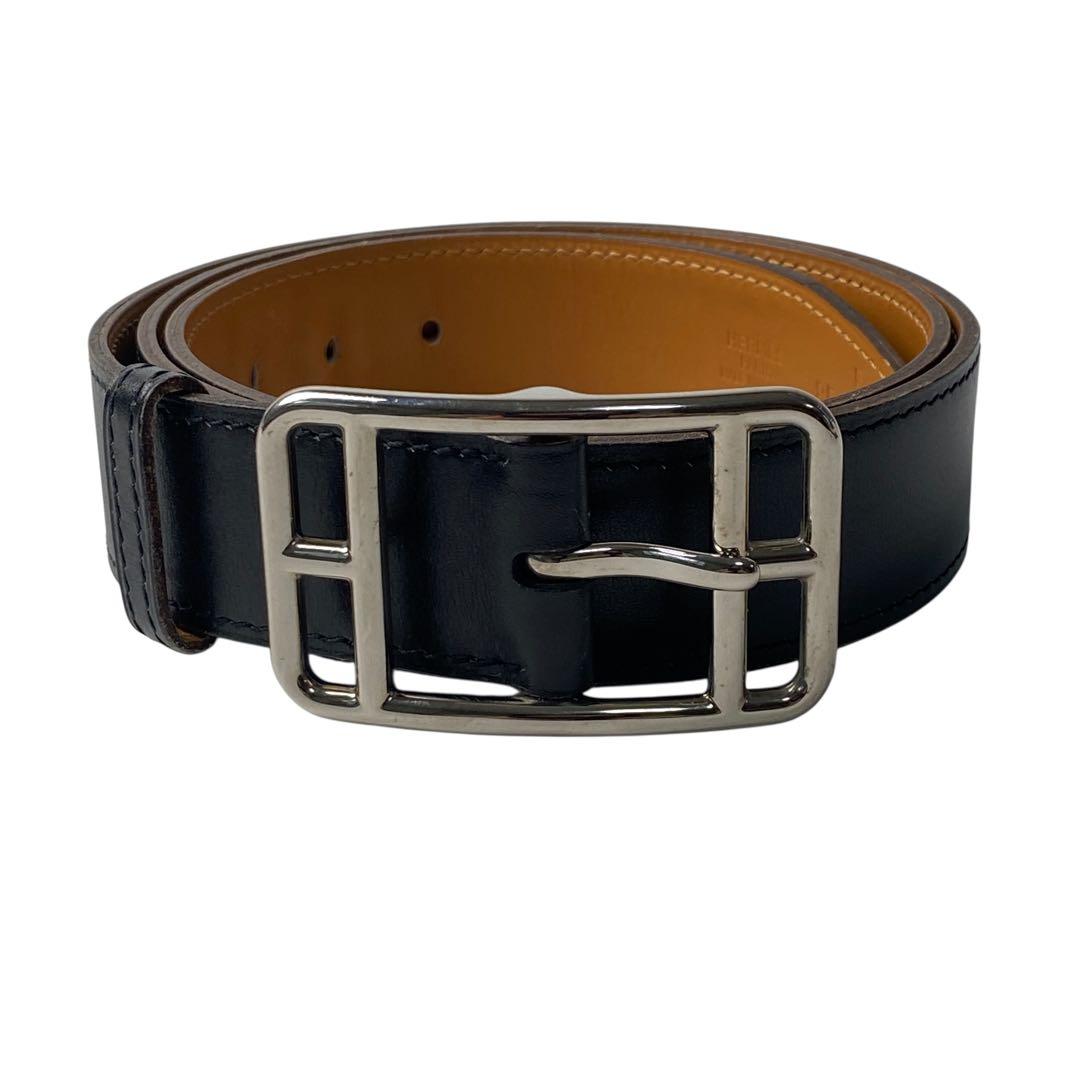 エルメスHERMES ケープコッド ベルト 85 □G刻印
