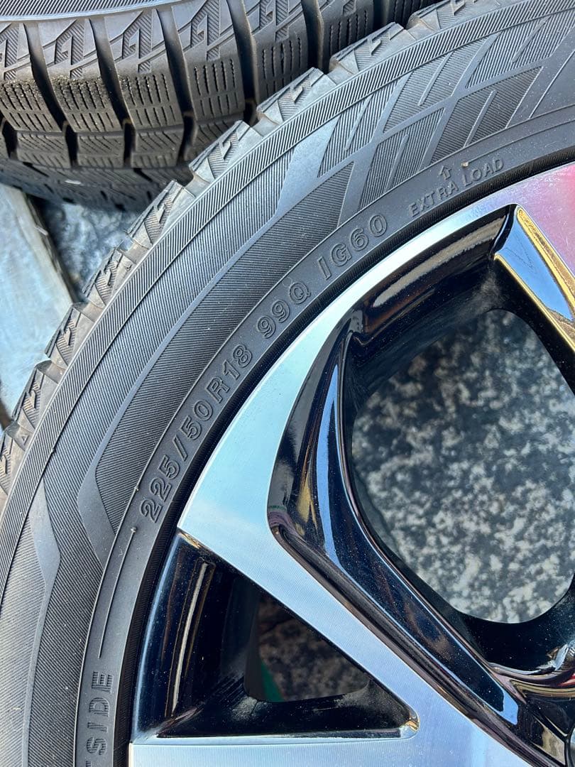 225/50R18 スタッドレス18インチ　ヨコハマ　バリ山　最終