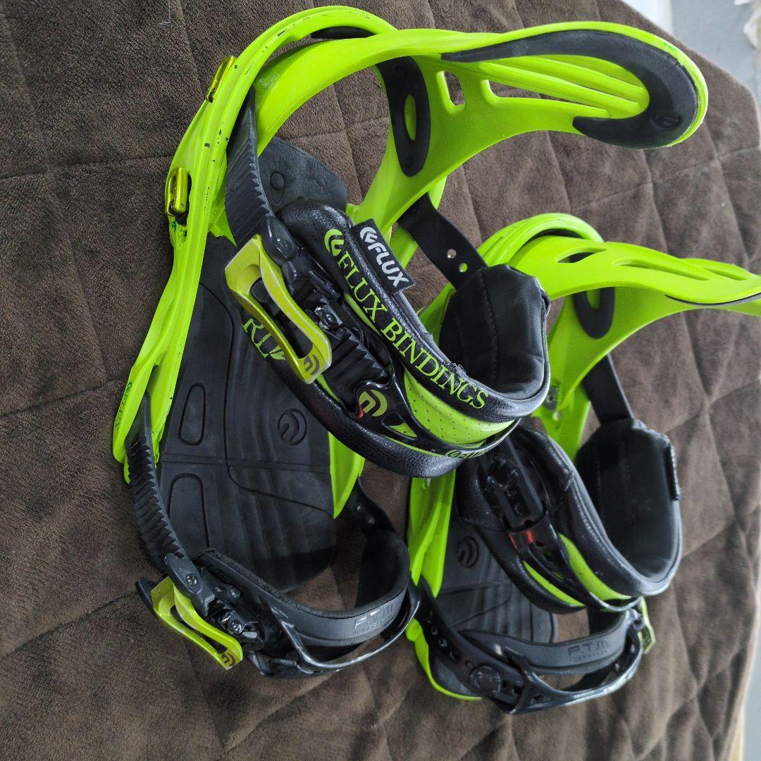 Flux スノーボード ビンディング グリーン/ブラック