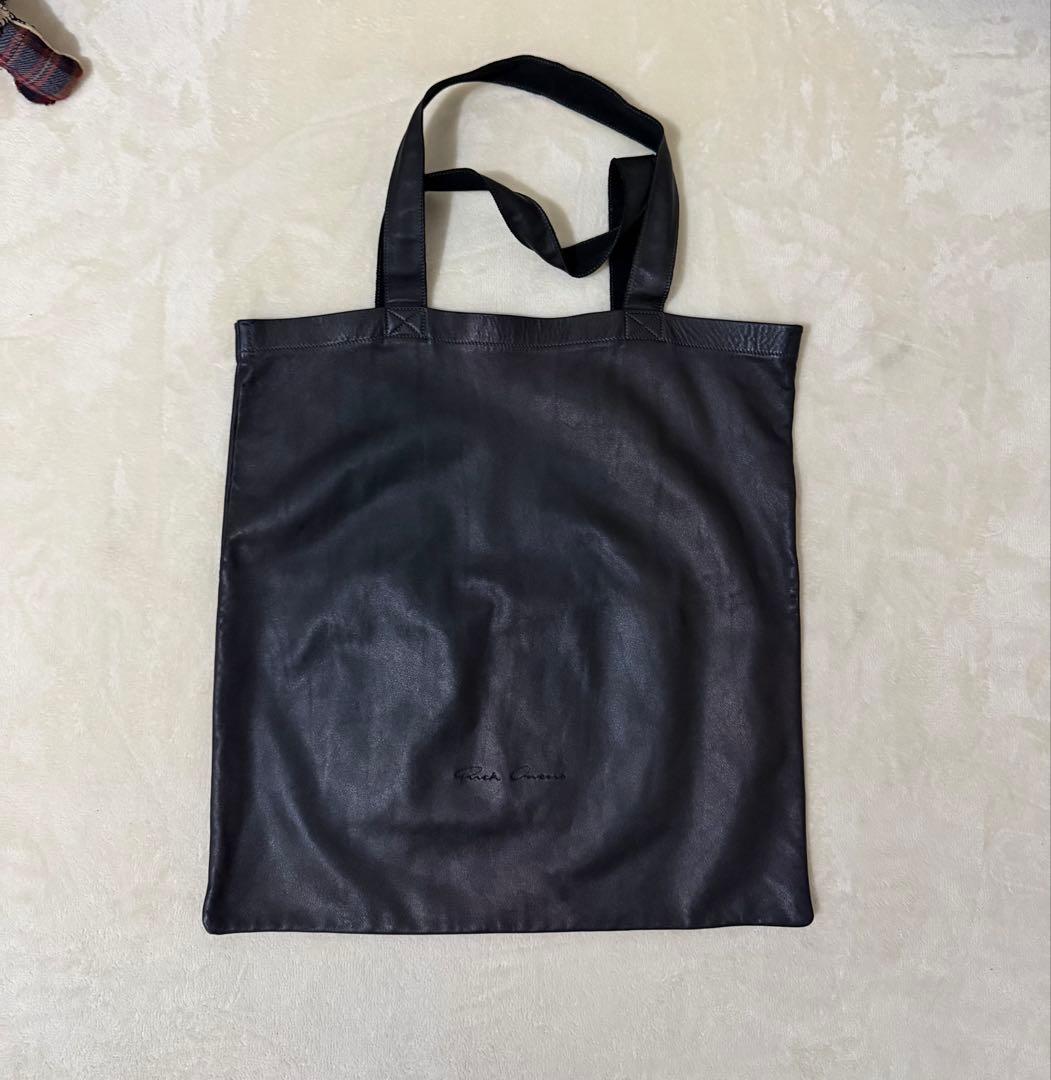 Rick Owens リックオウエンス　シグネチャー　レザートートバッグ