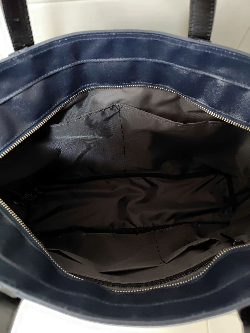 【極美品】森野帆布 SEAL コラボ トートバッグ 2way ネイビー