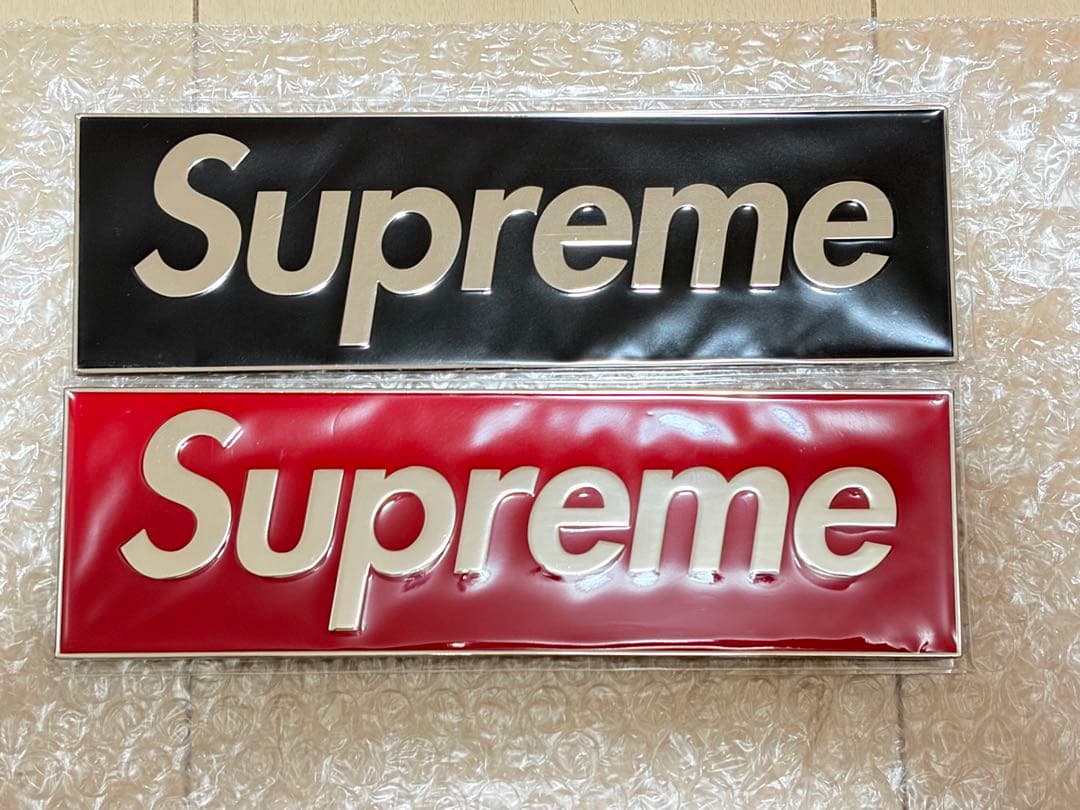 Supreme Box Logo Car Emblem 2色SET 新品未使用