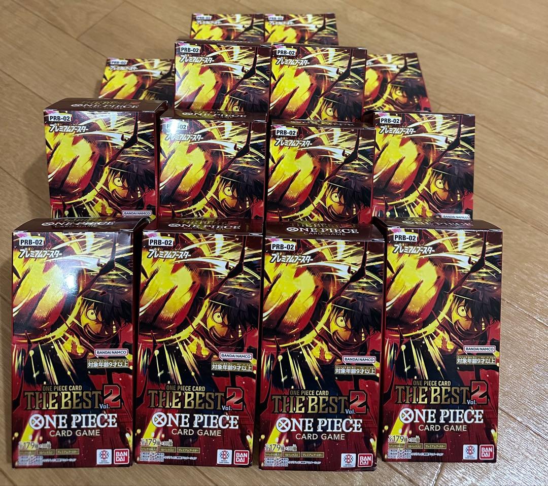 ワンピースカード　THE BEST2 未開封 テープ付きBOX 14個