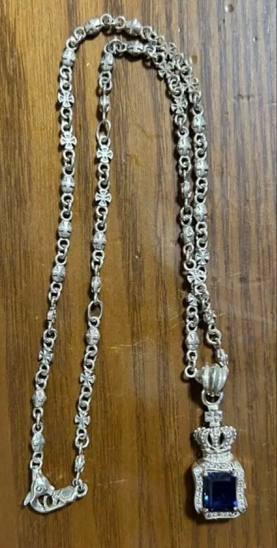 LION HEART ネックレス　ブルーストーン