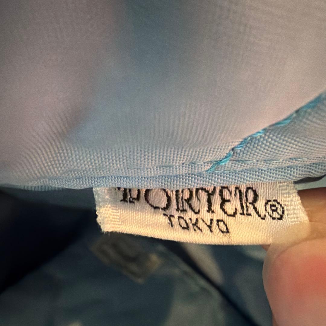 ネイビー PORTERナイロン トートバッグ