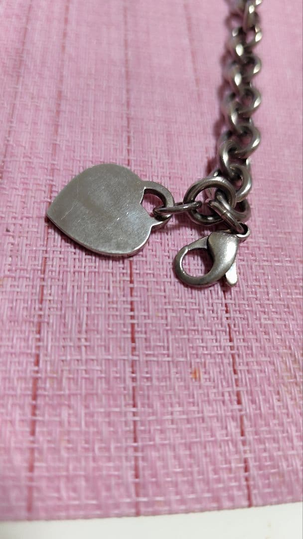 美品　ティファニー　ブレスレット リターントゥティファニー ハートタグ チェーン