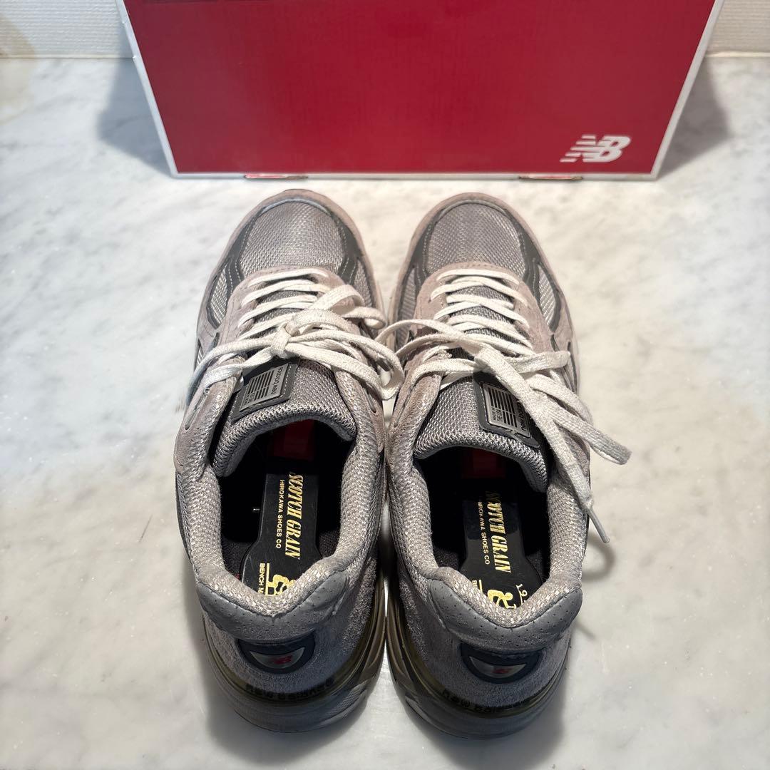 美品　箱付き　ニューバランス　990 V4 グレー　27センチ