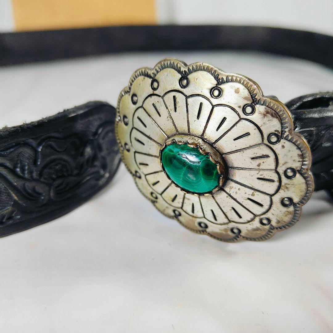 【極上ヴィンテージ品】PRL ラルフローレン　高級ターコイズコンチョドレスベルト