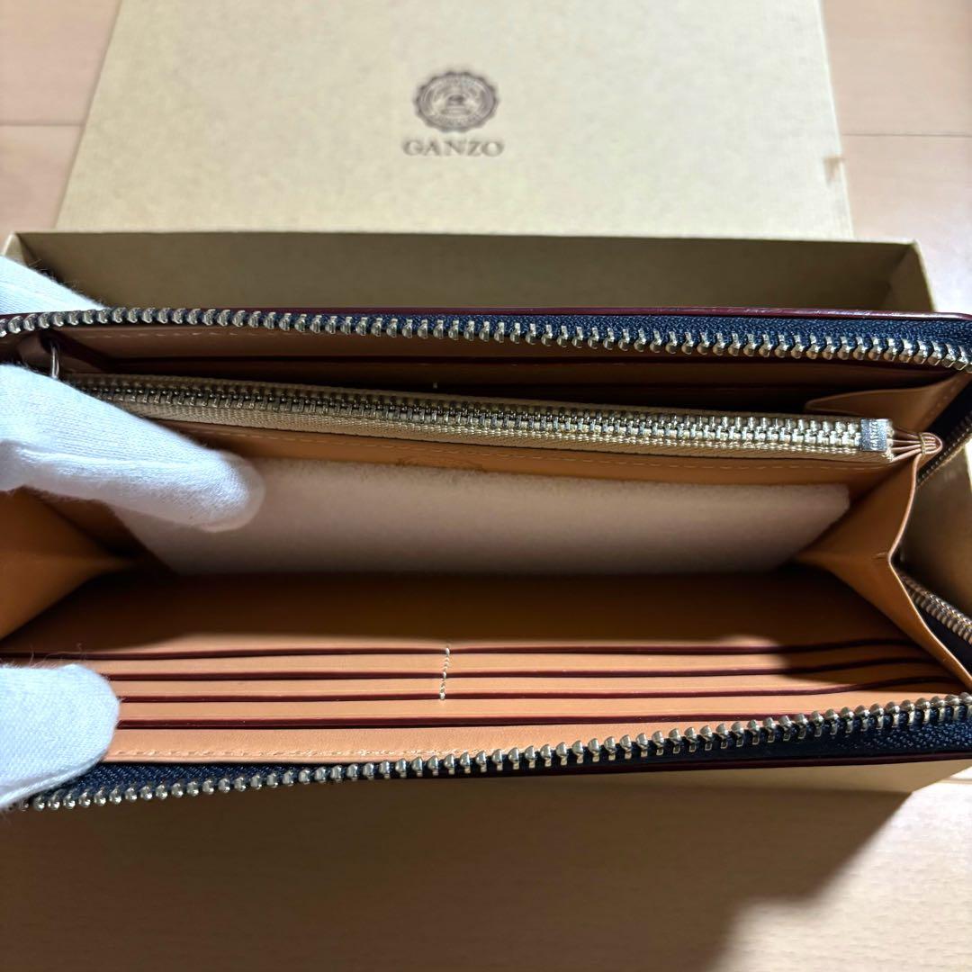 超激レア　ガンゾ　ganzo コードバン　長財布　ラウンドジップ　黒　完売品
