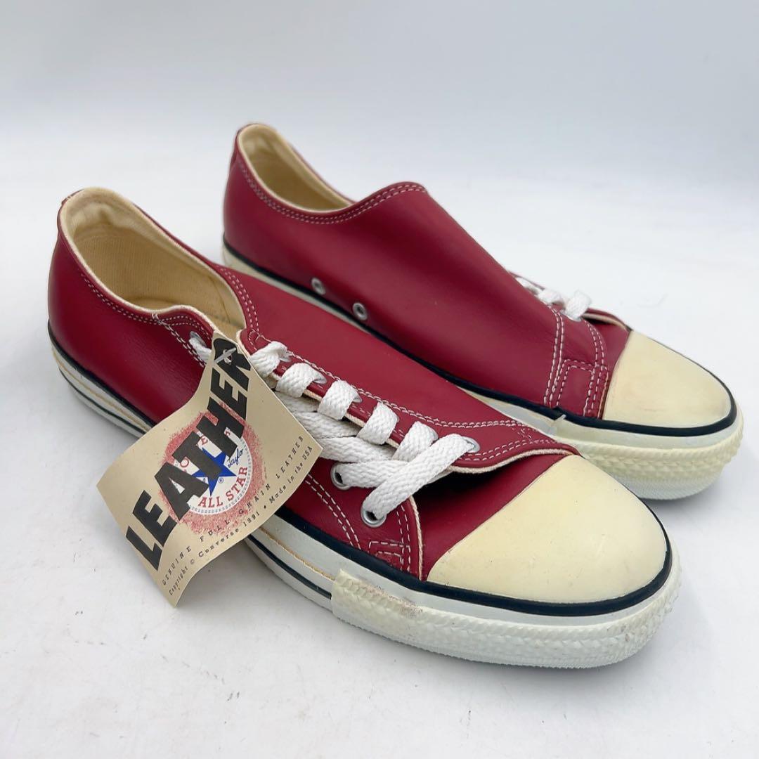 10ABM032 90s USA製 コンバース オールスター レザー