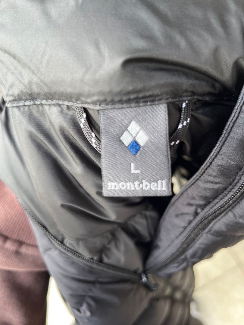 montbell モンベル ネージュダウン パーカ ブラック Lサイズ