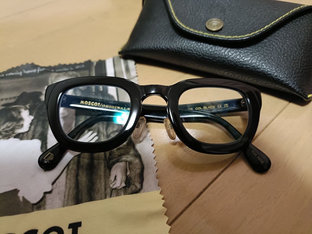 MOSCOT TELENA 44 ブラック ケース付き