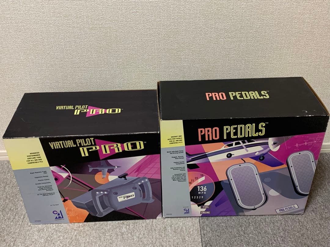 CH PRODUCTS プロペダル&VIRTUAL PILOT ジョイスティック