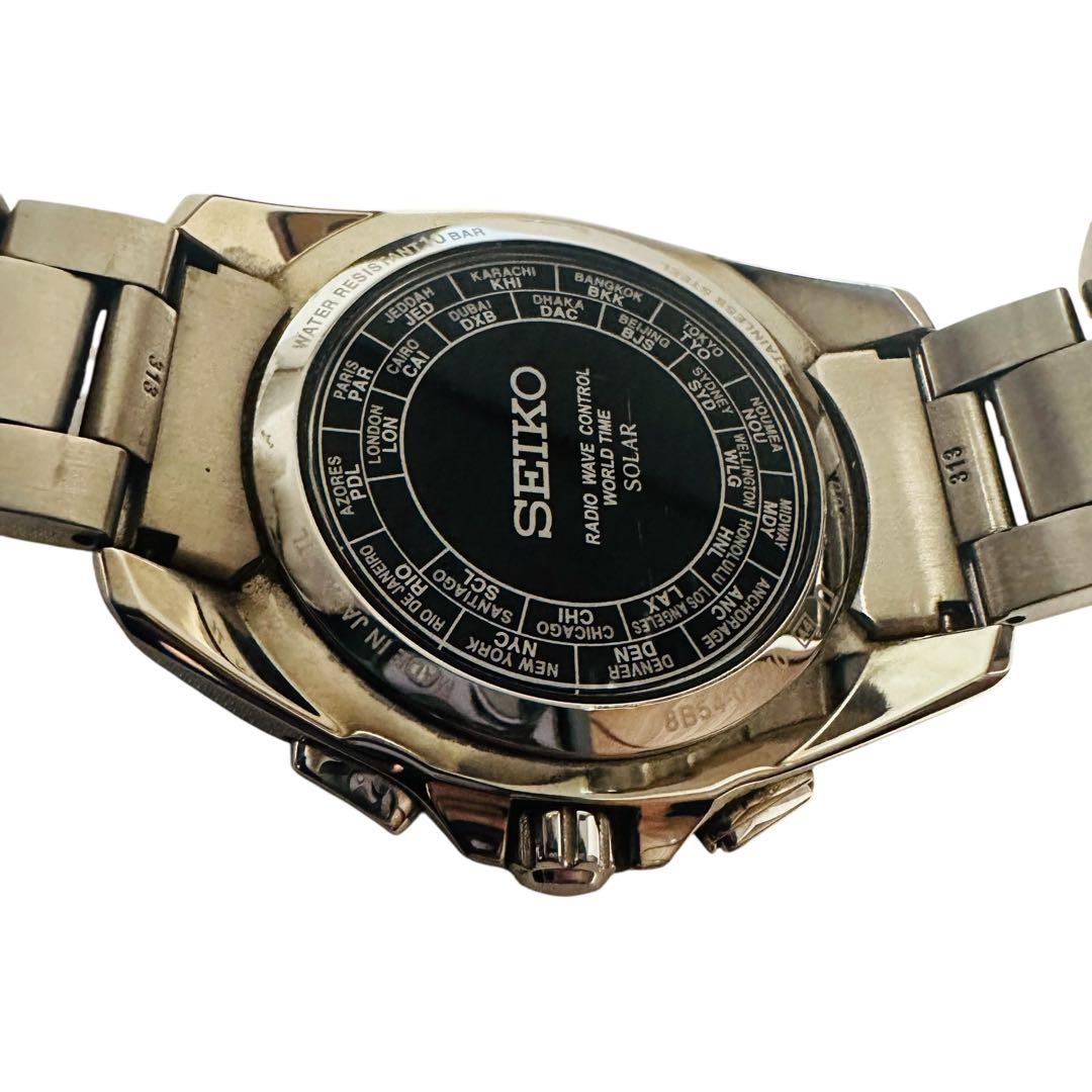 【美品】SEIKO セイコー ブライツ ワールドタイム SAGA145 腕時計