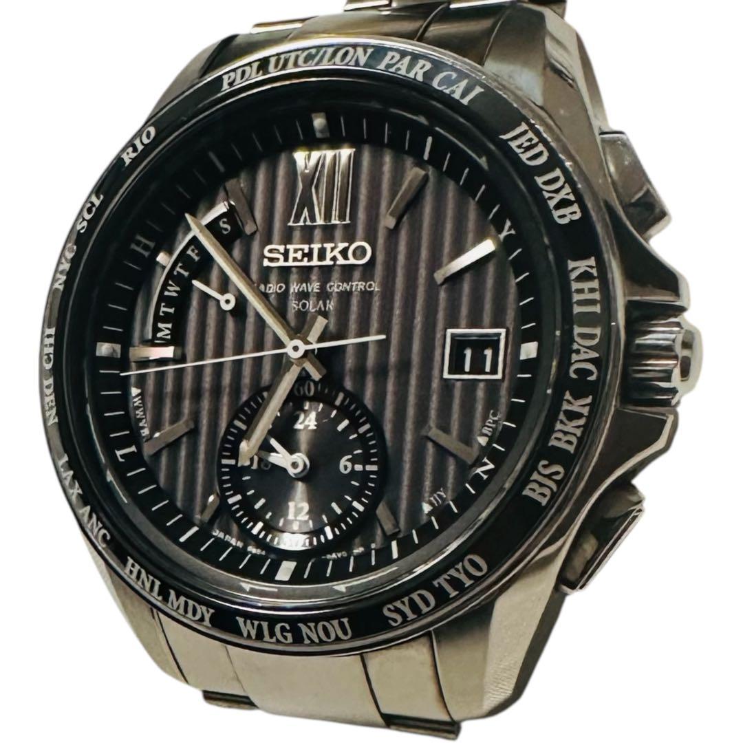【美品】SEIKO セイコー ブライツ ワールドタイム SAGA145 腕時計
