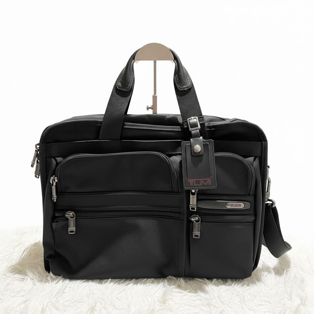 【美品】TUMIトゥミ ビジネスバッグ 2way 拡張式 ブラック