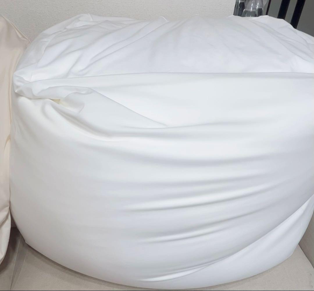 美品！無印良品 体にフィットするソファ 生成色 約65 x 65 x 43