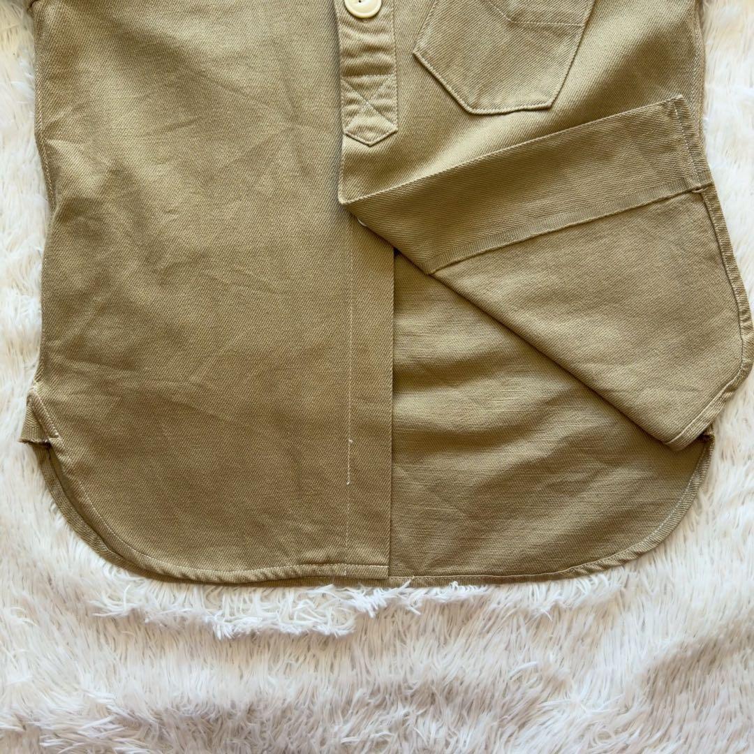 レア✨Buddy Lee デニムジャケット　シャツ　デカボタン　ベージュ　M