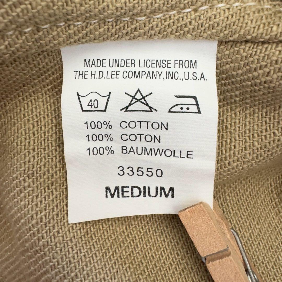 レア✨Buddy Lee デニムジャケット　シャツ　デカボタン　ベージュ　M