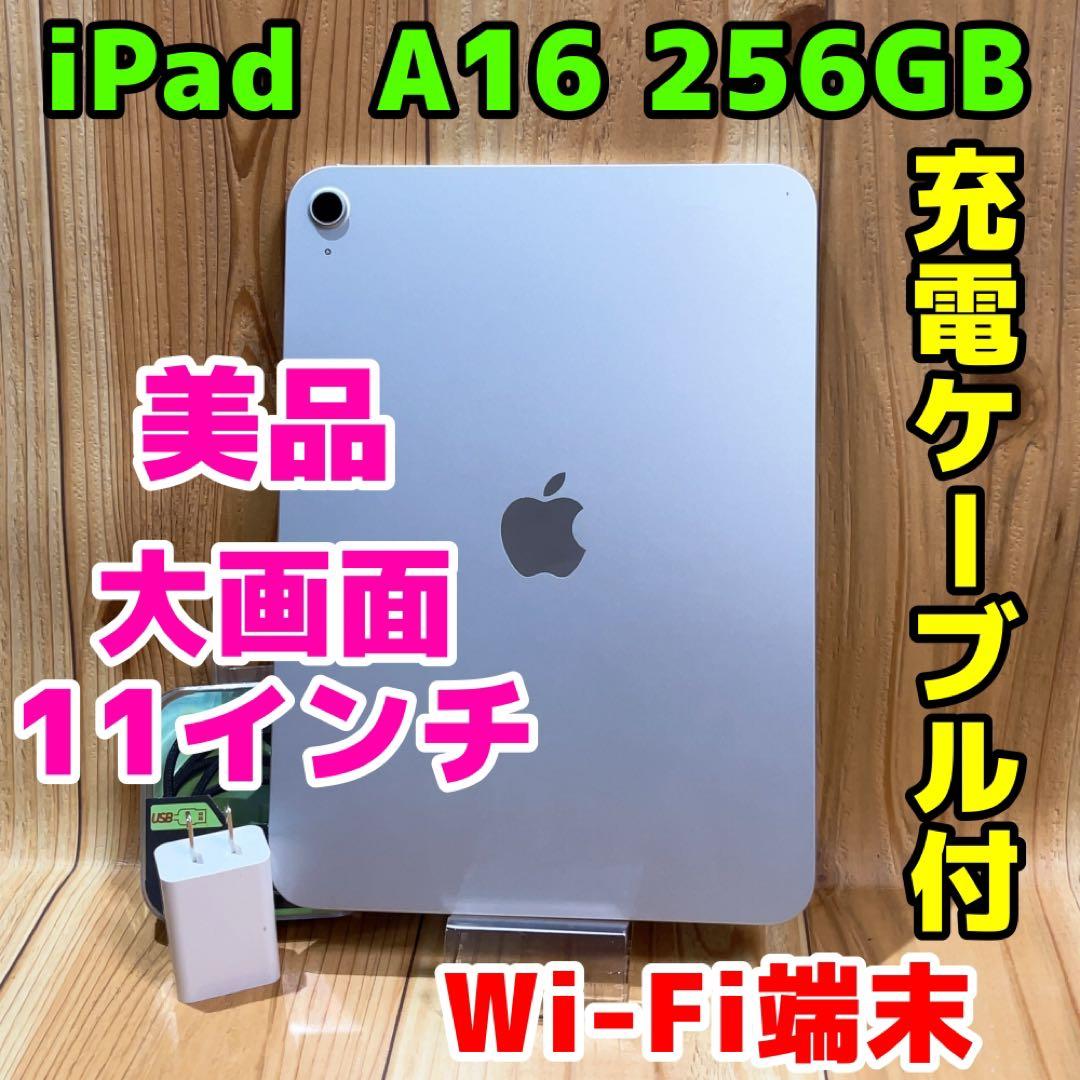 WiFi 本体 iPad A16 256 GB 423 シルバー バッテリー良好